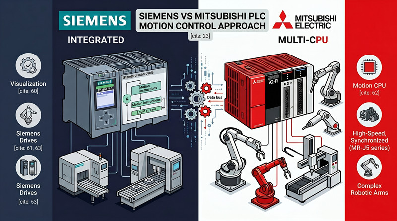 PLC Siemens vs Mitsubishi 2026: quale marchio offre il miglior rapporto qualità-prezzo?