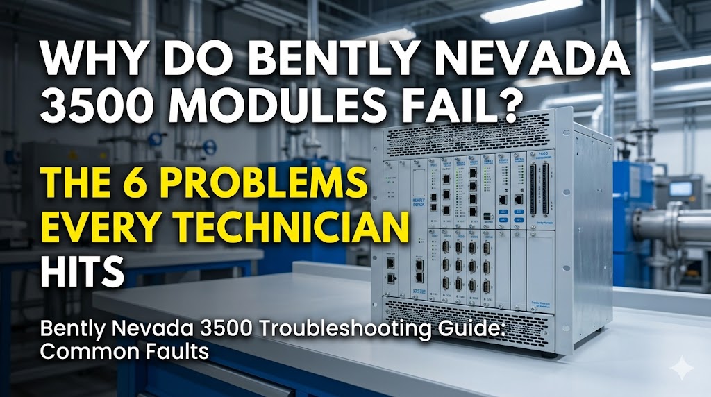 Perché i moduli della Bently Nevada 3500 continuano a guastarsi? I 6 problemi che ogni tecnico si trova ad affrontare.