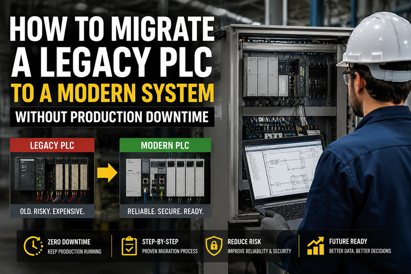 Come migrare un PLC legacy a un sistema moderno senza interrompere la produzione