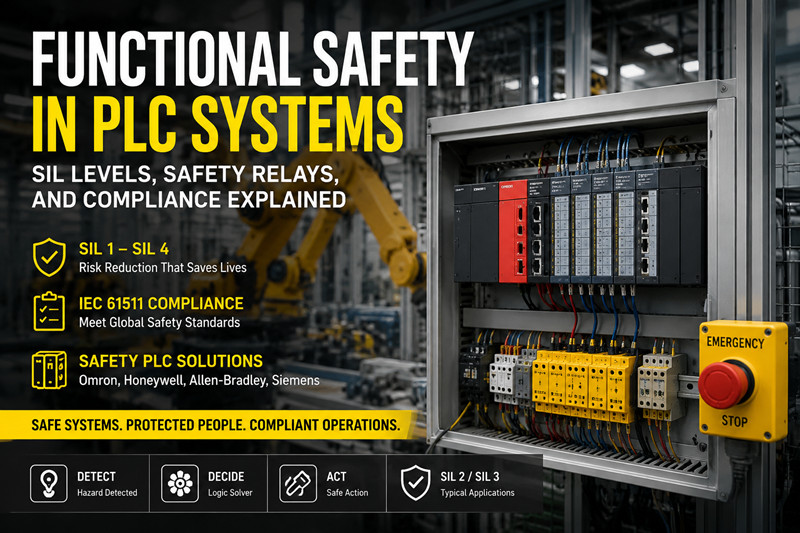 Sicurezza funzionale nei sistemi PLC: livelli SIL, relè di sicurezza e conformità spiegati