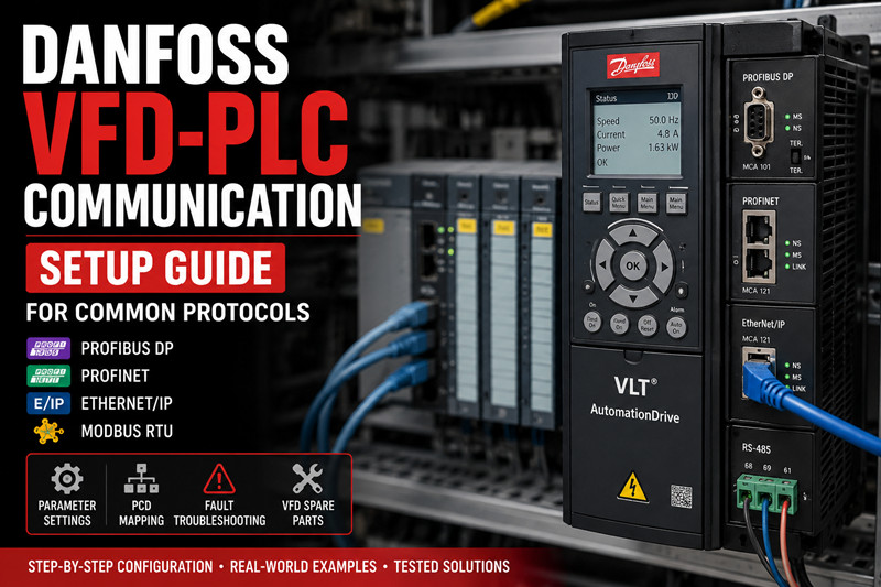 Comunicazione tra inverter Danfoss e PLC: Guida alla configurazione per i protocolli più comuni