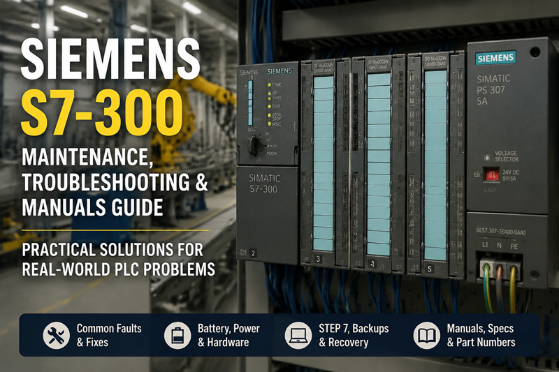 Siemens S7-300: Guida alla manutenzione, alla risoluzione dei problemi e ai manuali