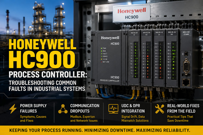Controllore di processo Honeywell HC900: risoluzione dei guasti comuni nei sistemi industriali