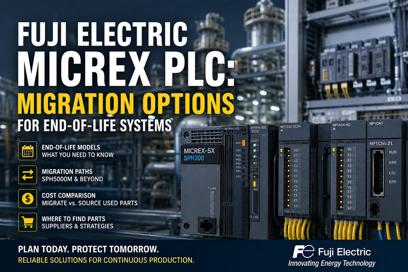 PLC Fuji Electric MICREX: Opzioni di migrazione per sistemi a fine ciclo di vita