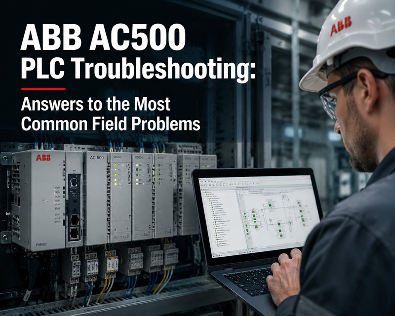 Risoluzione dei problemi del PLC ABB AC500: risposte ai problemi più comuni riscontrati sul campo.
