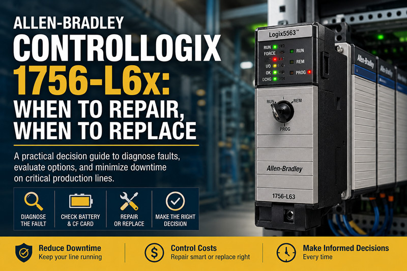 Allen-Bradley ControlLogix 1756-L6x: quando riparare, quando sostituire