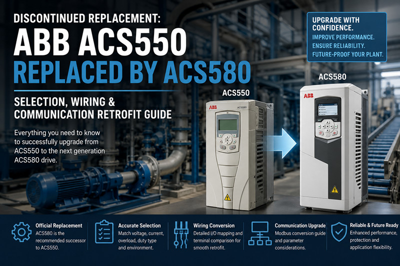Guida all'obsolescenza e alla sostituzione dell'ABB ACS550